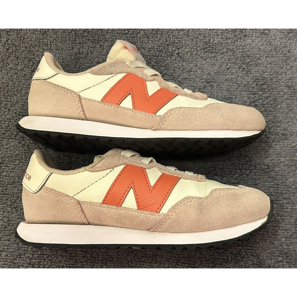 New Balance Kids Sneakers - Cream and Orange